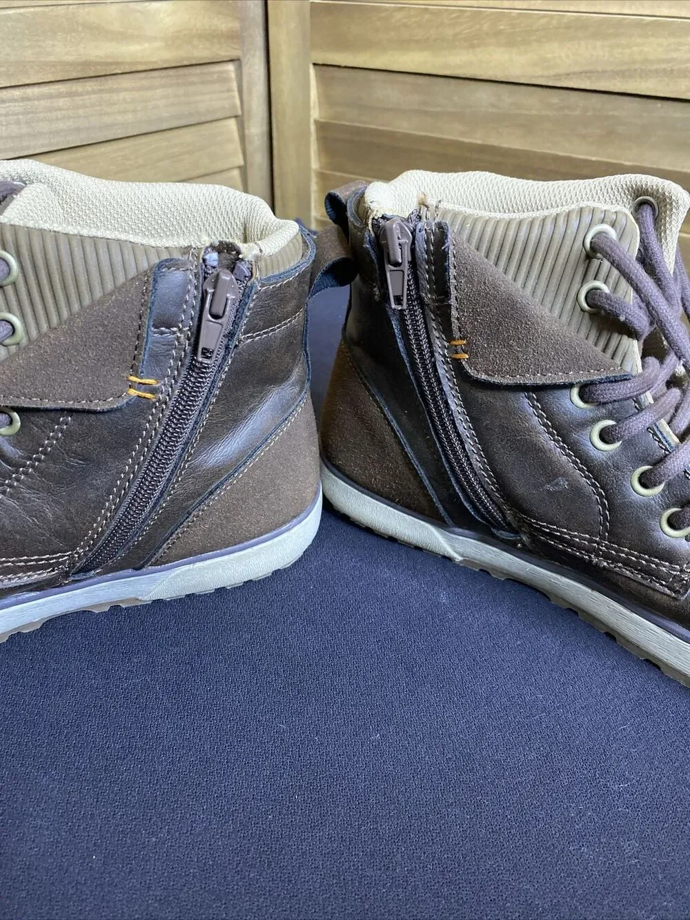 Day Five Sneaker Boots Mens 7M Viper Brown 317163 Fashion Lightweight Non‎ Slip